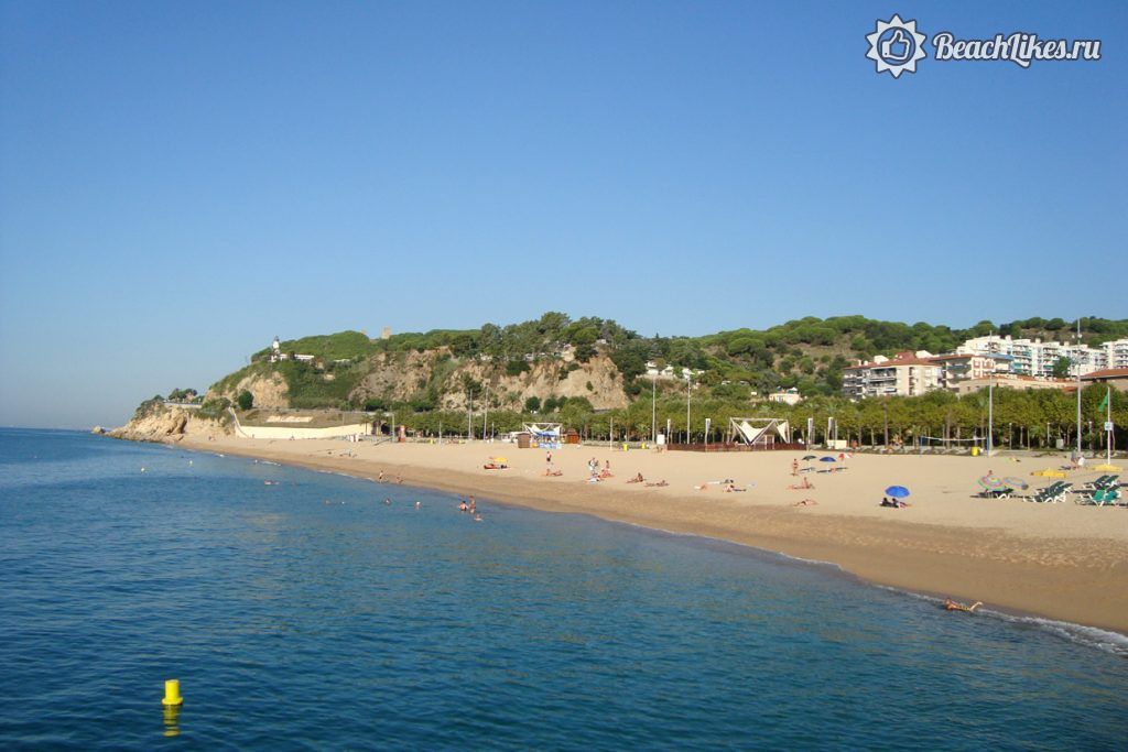 Центральный пляж в Калелье, Испания