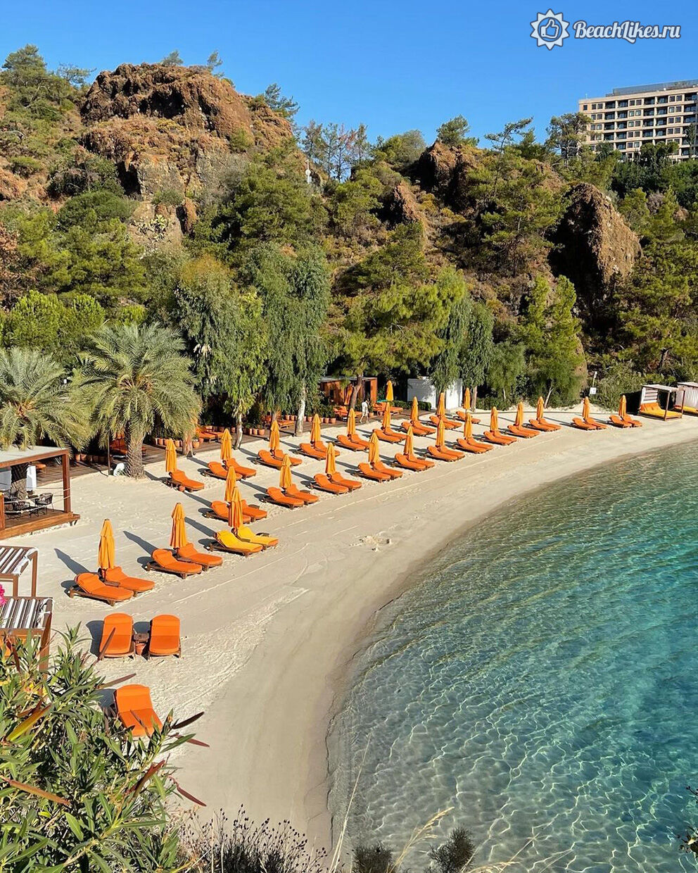 Пляж в отеле 5 звезд в Турции D Maris Bay