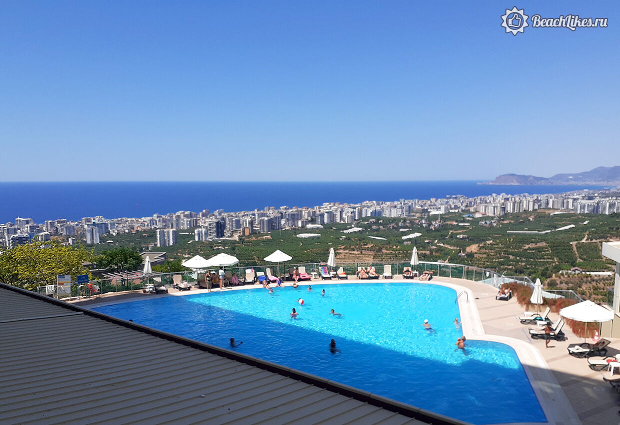 Пляж отеля Goldcity Hotel – Alanya Алания Турция