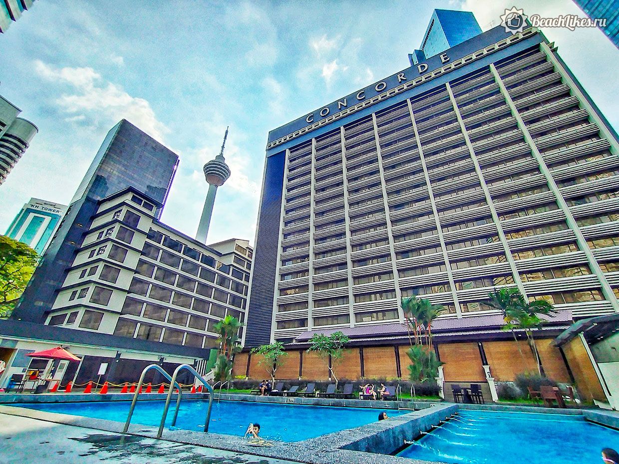 Отель с бассейном в Куала-Лумпуре в центре