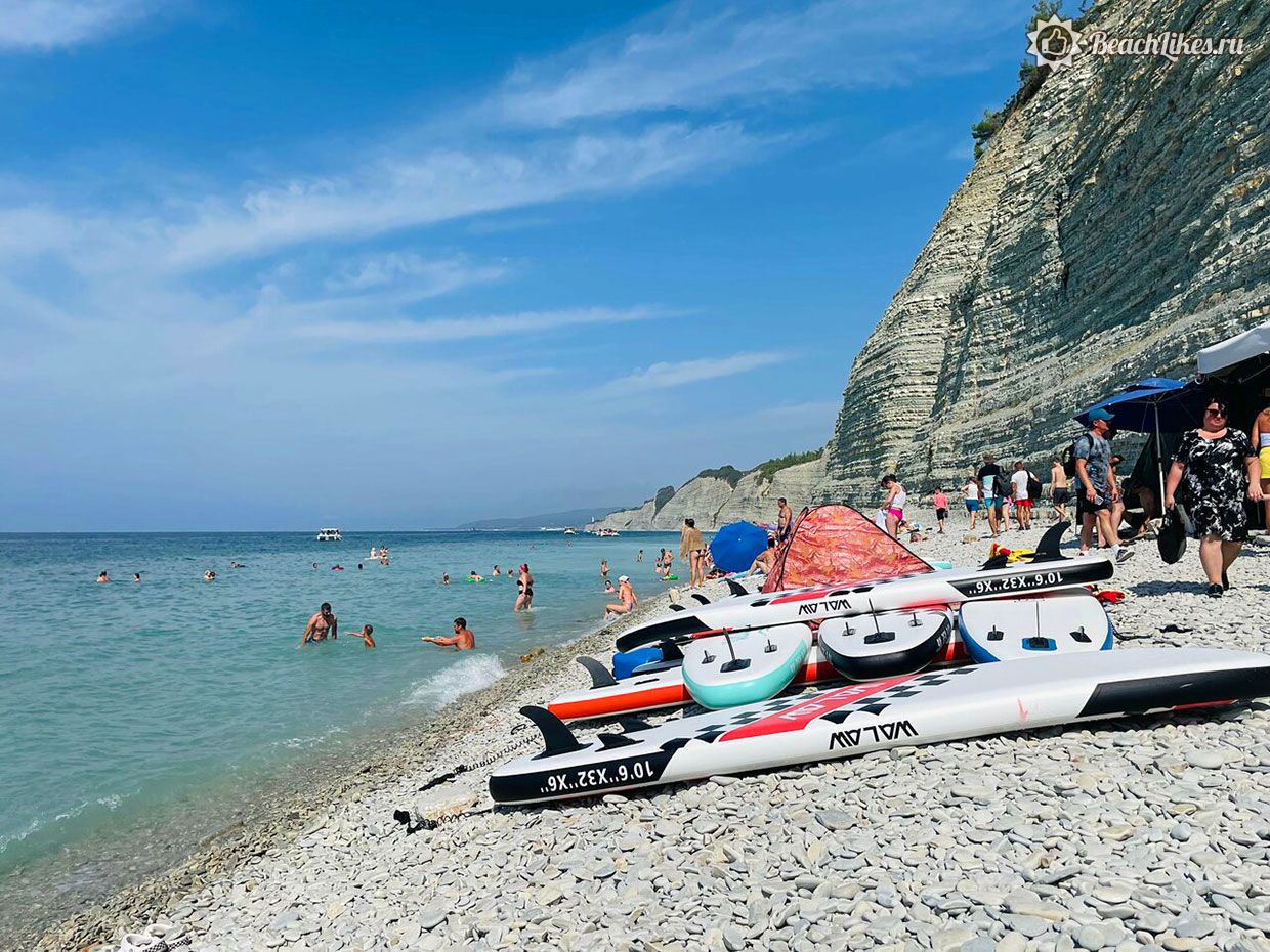 Пляж Сосновка Геленджик фото