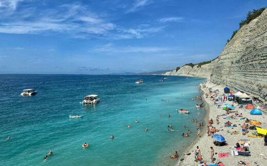 Пляж Сосновка у Геленджика